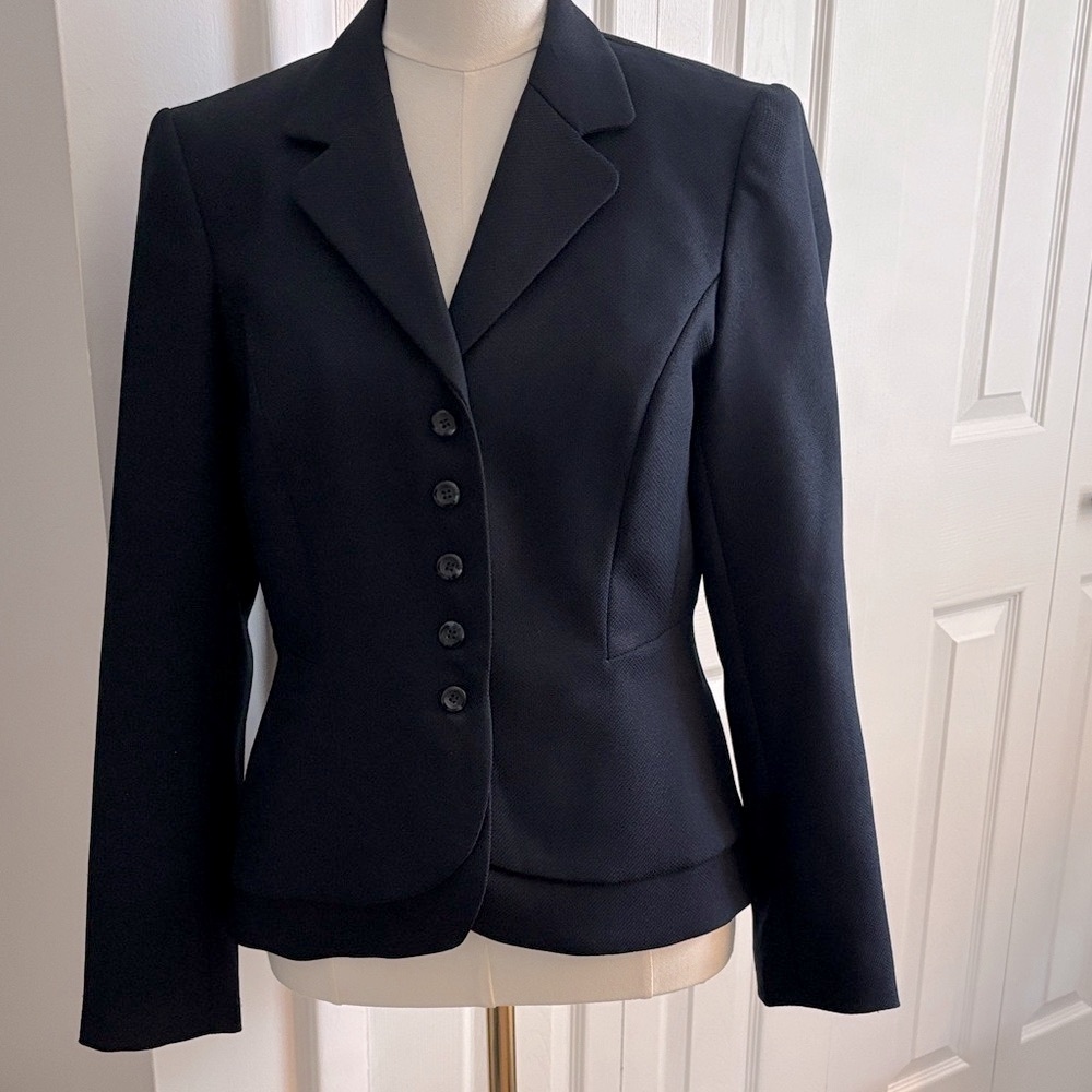 Emily Designs Classic Navy Blazer Jacket size 10 - Picture 2 of 7
